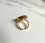 Sevilay Teardrop Purple Agate Ring