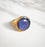 Round Indigo Cat’s eye Ring