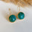 Aysha Round Turquoise Earrings