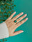 Aysha Oval Emerald Ring