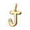 Gold Initial Pendant Necklace