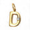 Gold Initial Pendant Necklace