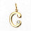 Gold Initial Pendant Necklace