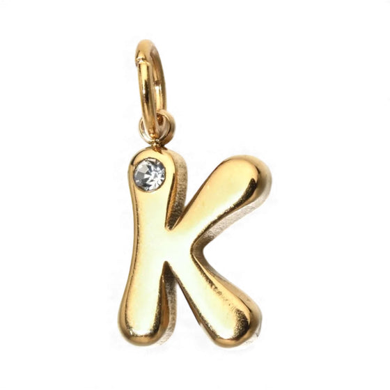 Gold Initial Pendant Necklace