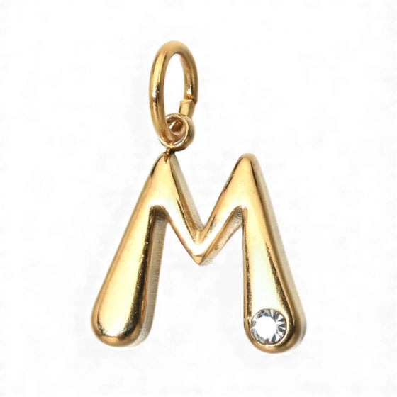 Gold Initial Pendant Necklace