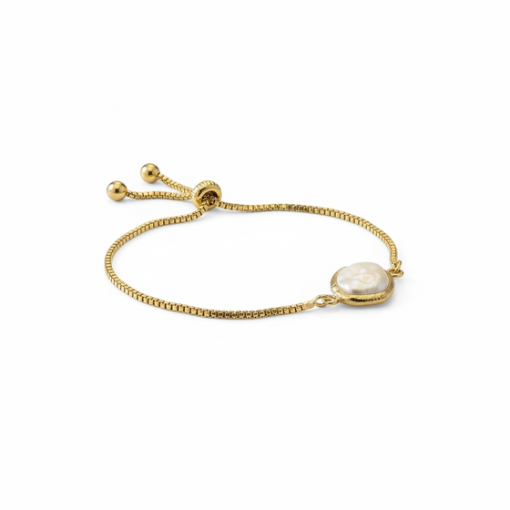 Empire Freshwater Pearl Adjustable Bracelet