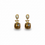 Sultana’s Gaze – Tiger’s Eye & Freshwater Pearl Stud Earrings