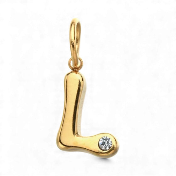 Gold Initial Pendant Necklace