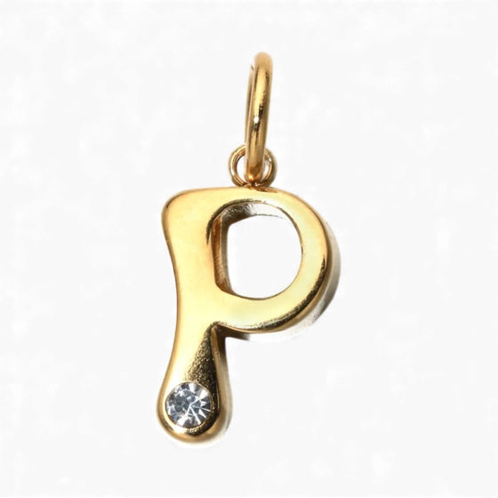 Gold Initial Pendant Necklace