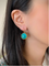 Aysha Round Turquoise Earrings
