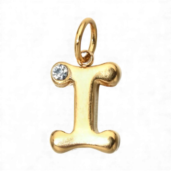 Gold Initial Pendant Necklace