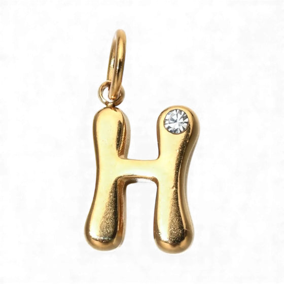 Gold Initial Pendant Necklace