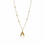 Gold Initial Pendant Necklace