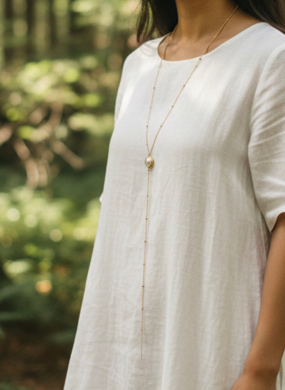 Full Moon Fresh Water Pearl Necklace