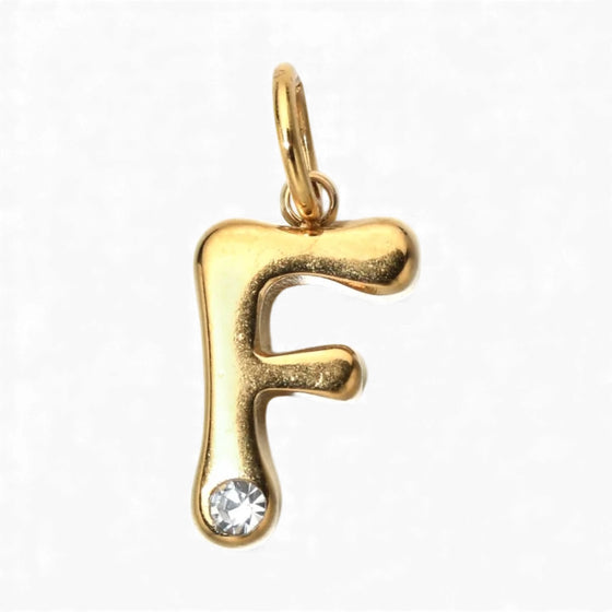 Gold Initial Pendant Necklace