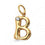 Gold Initial Pendant Necklace