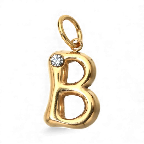 Gold Initial Pendant Necklace