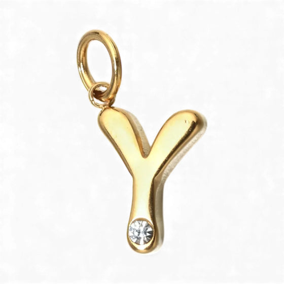 Gold Initial Pendant Necklace