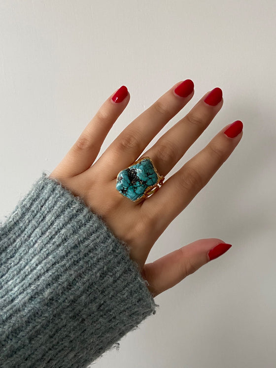 Firuze Turquoise Ring