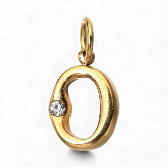 Gold Initial Pendant Necklace