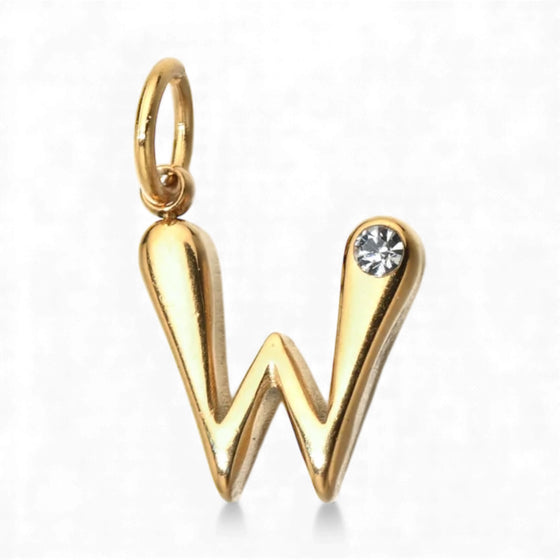 Gold Initial Pendant Necklace