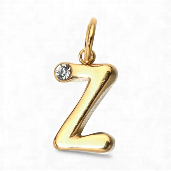 Gold Initial Pendant Necklace