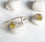 Yellow Cat's Eye and Pearl stone  Set