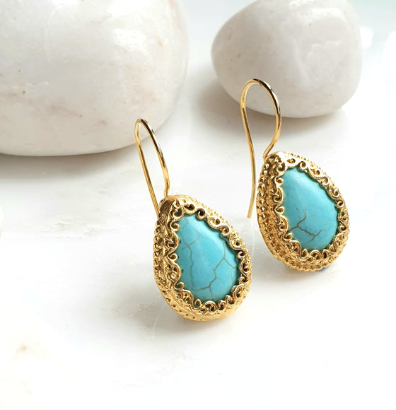 Turquoise Sevdeh Earrings