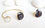 Dark Plum/Black Cat's eye and Pearl bangle and ring set