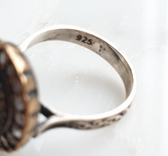 Sultanzadeh Amethyst 925 Silver Ring