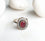 Safiyeh  Red 925 Silver Ring