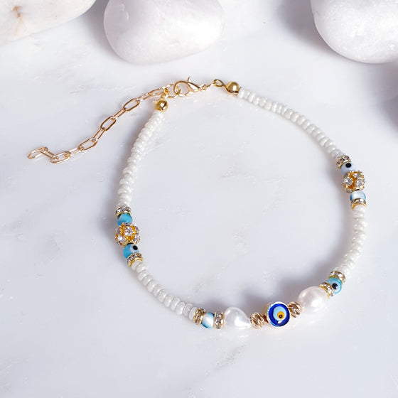 Elfet Pearl Anklet