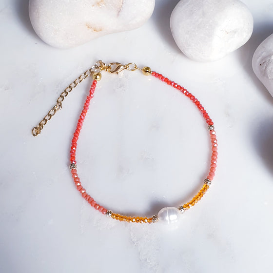 Beaded Ezra Anklet