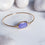 Lilac Agate Bangle