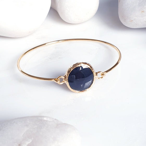 Black Onyx Bangle