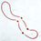 Ruby Beaded necklace