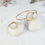 Saira Round Mother of Pearl  Bangle and Ring Set