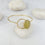 Saira Oval yellow agate Bangle