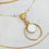 Saira Round Mother of Pearl layered Necklace