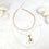 Saira Oval Yellow Jade layered Necklace