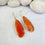 Louiza Orange Cat's Eye Earrings