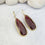 Louiza Aubergine Cat's Eye Earrings