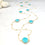Turquoise chain necklace