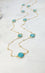 Light Blue Jade chain necklace