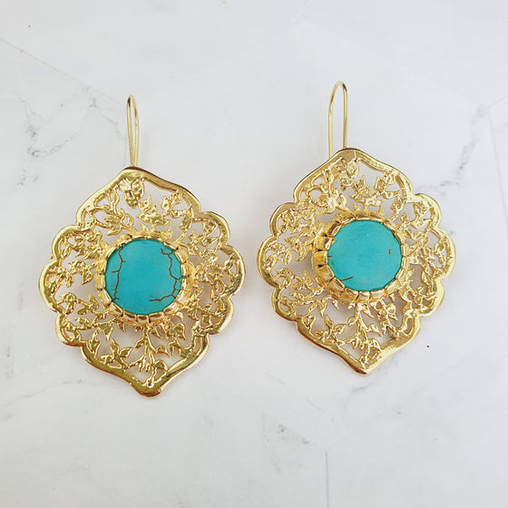 Sultan Turquoise   Earrings