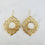 White Jade Sultan  Earrings