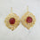 Sultan Red Jade  Earrings