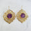 Sultan Purple Jade  Earrings