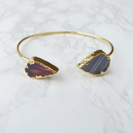 Samya Double agate Bangles