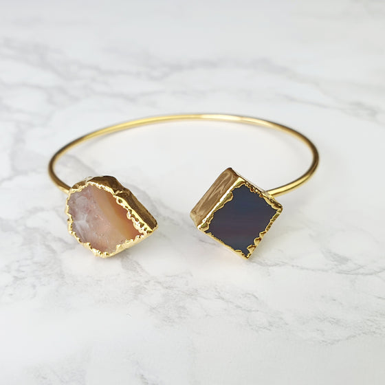 Samya Double agate Bangles